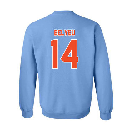 Auburn - NCAA Baseball : Cade Belyeu - Sky Blue Crewneck Sweatshirt-1