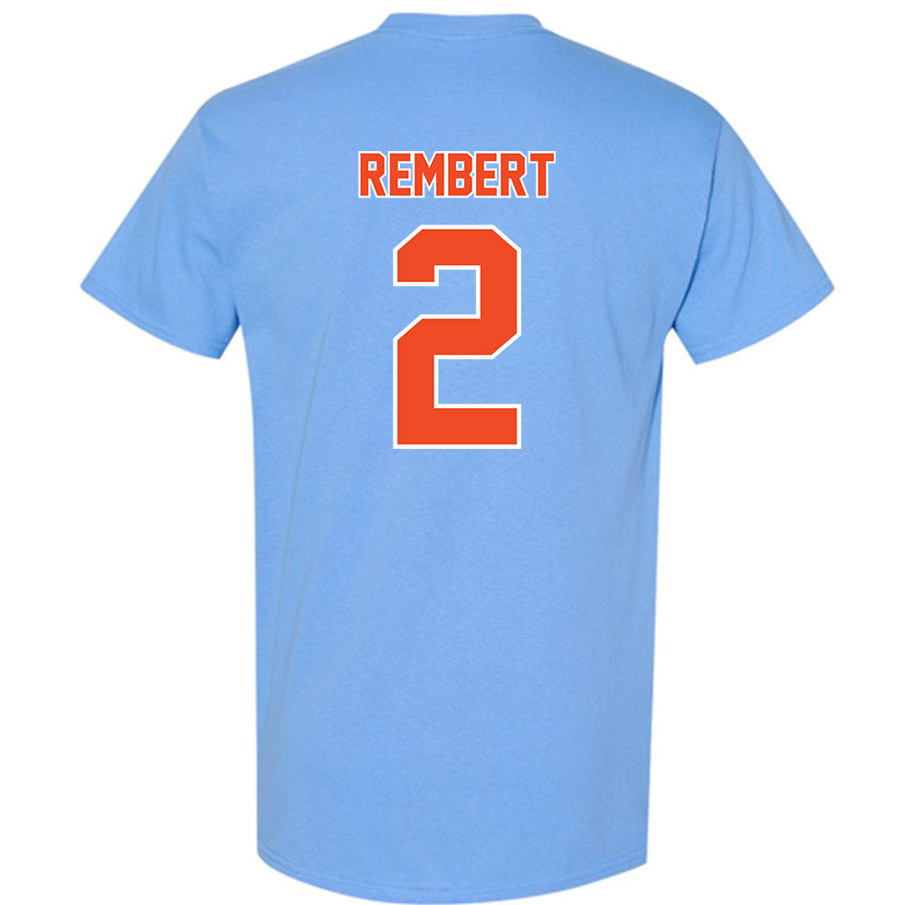 Auburn - NCAA Baseball : Chris Rembert - Sky Blue T-Shirt-1