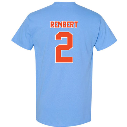 Auburn - NCAA Baseball : Chris Rembert - Sky Blue T-Shirt-1
