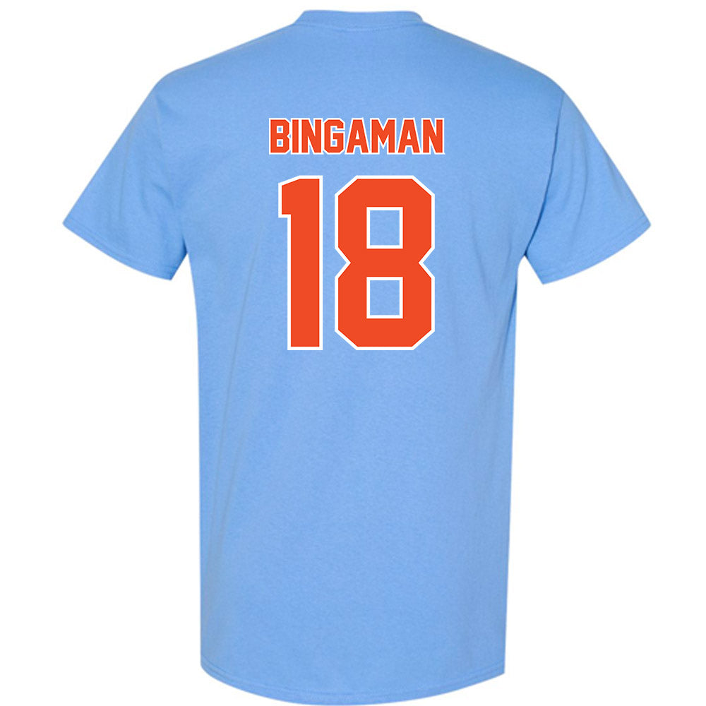 Auburn - NCAA Baseball : Ethin Bingaman - Sky Blue T-Shirt-1