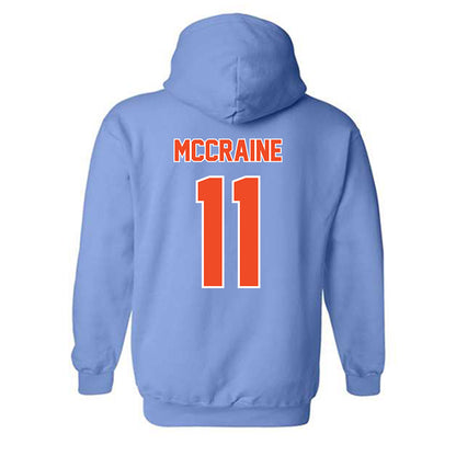 Auburn - NCAA Baseball : Brandon McCraine - Sky Blue Hooded Sweatshirt-1
