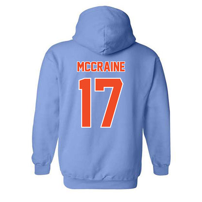 Auburn - NCAA Baseball : Mason McCraine - Sky Blue Hooded Sweatshirt-1