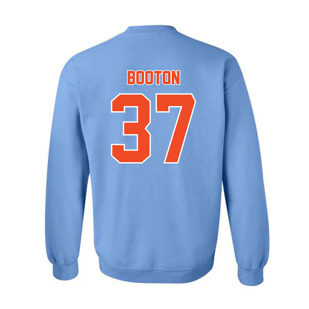 Auburn - NCAA Baseball : Trevor Booton - Sky Blue Crewneck Sweatshirt-1