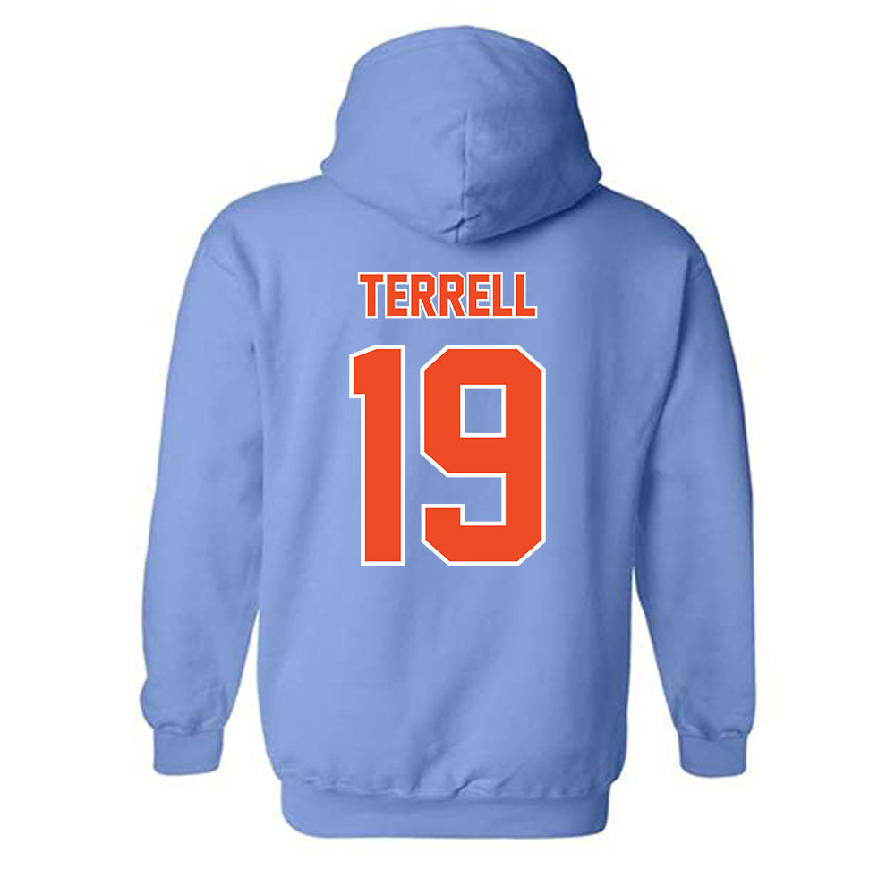 Auburn - NCAA Baseball : Bub Terrell - Sky Blue Hooded Sweatshirt-1
