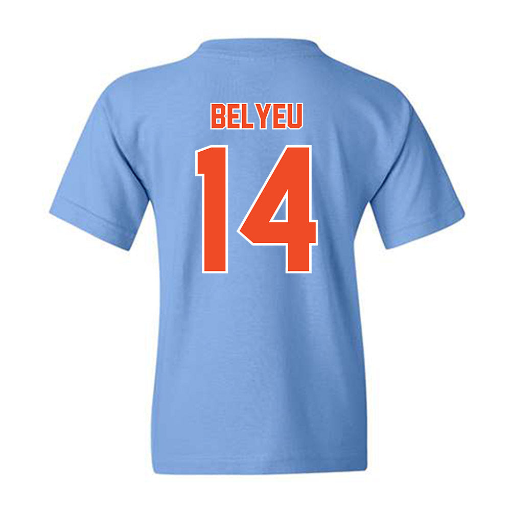 Auburn - NCAA Baseball : Cade Belyeu - Sky Blue Youth T-Shirt-1