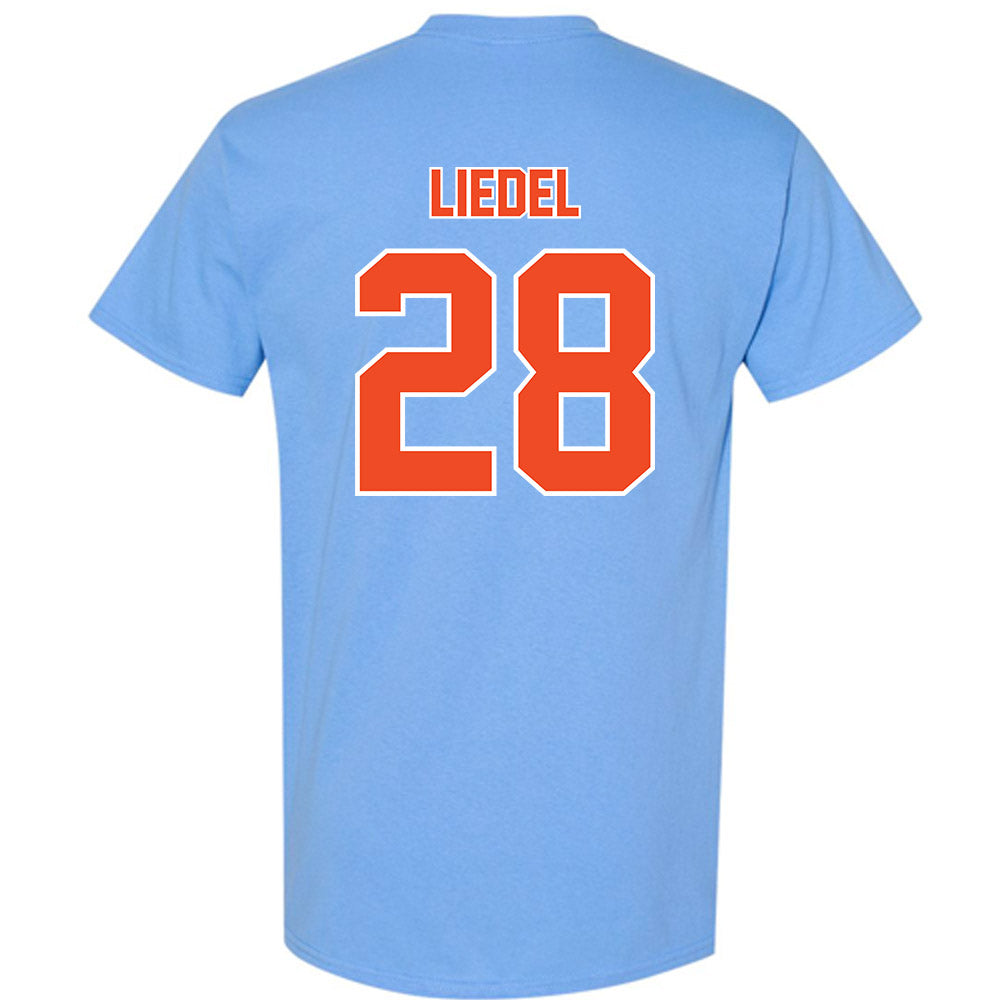 Auburn - NCAA Baseball : Carson Liedel - Sky Blue T-Shirt-1