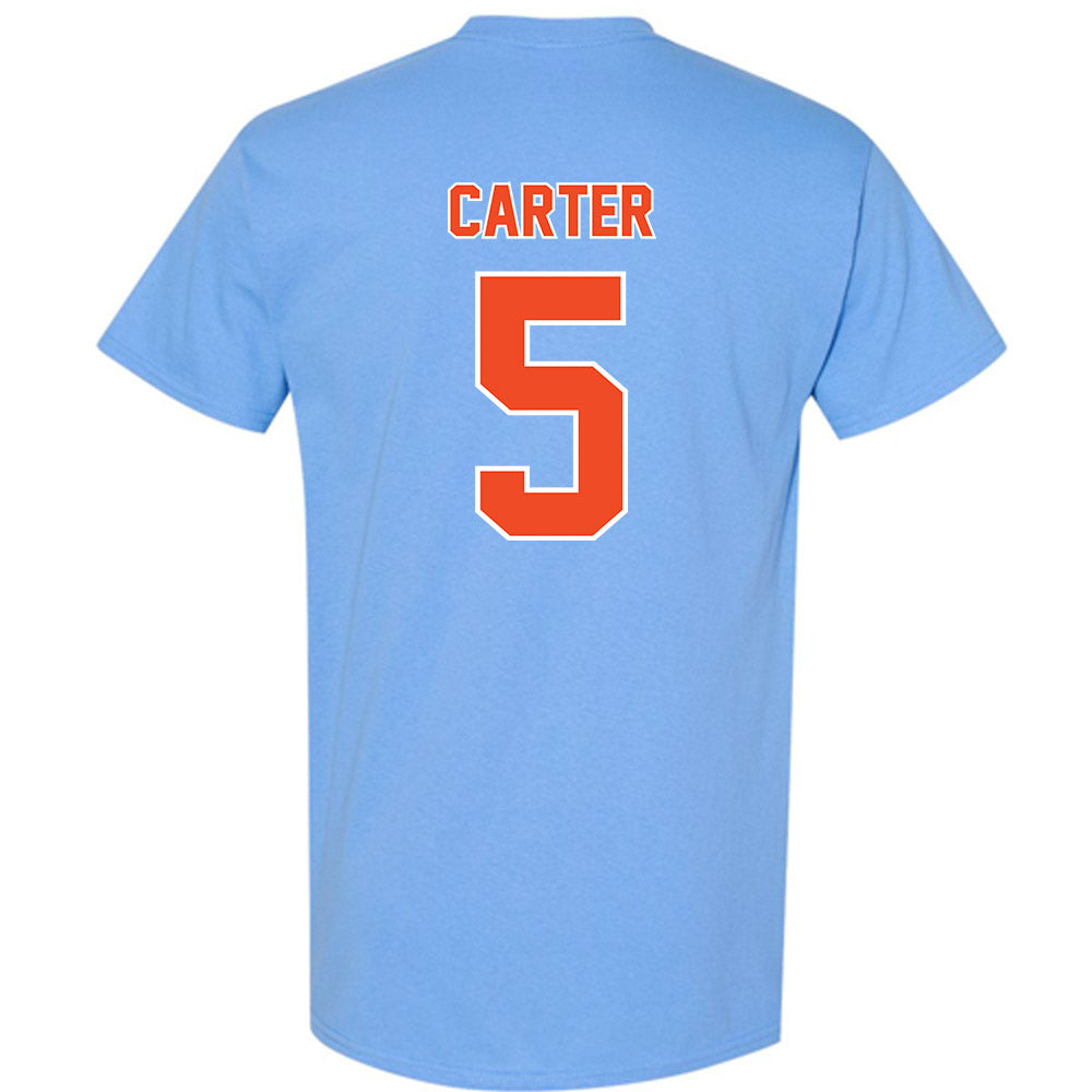 Auburn - NCAA Baseball : Bristol Carter - Sky Blue T-Shirt-1
