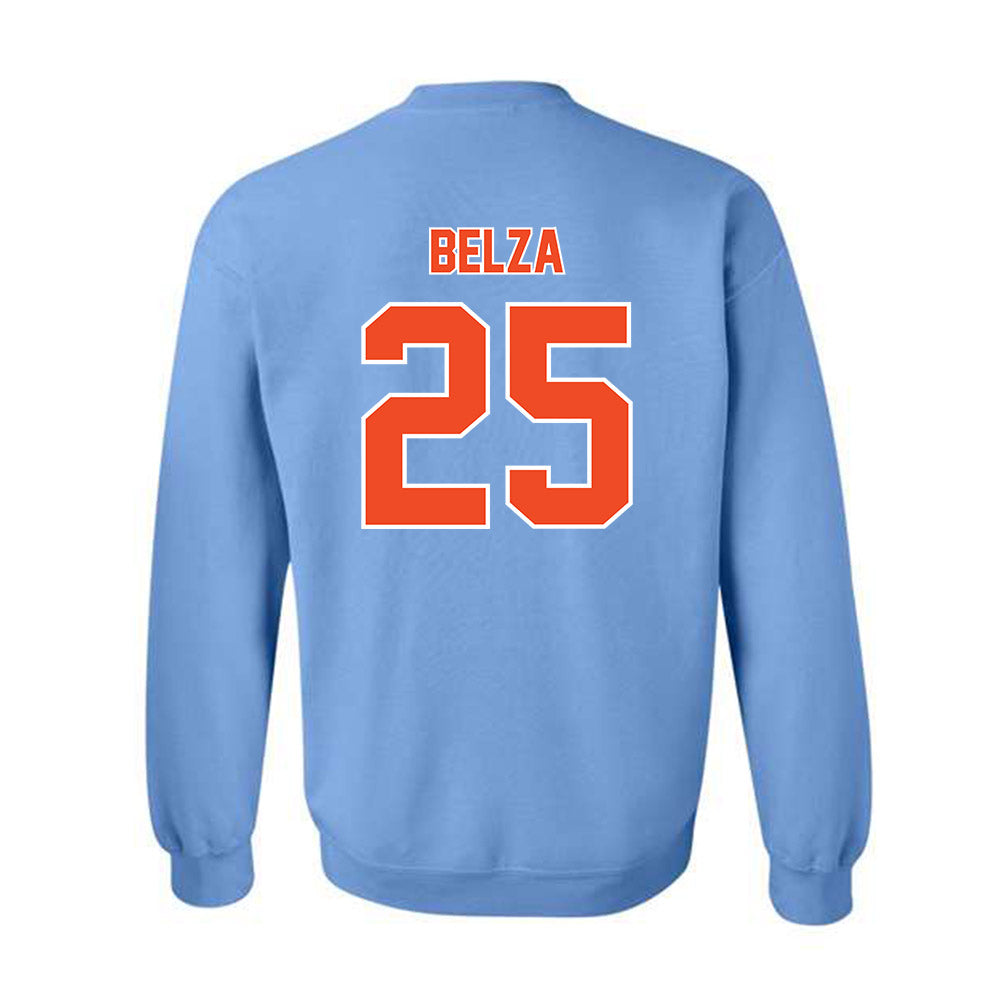 Auburn - NCAA Baseball : Taylor Belza - Sky Blue Crewneck Sweatshirt-1