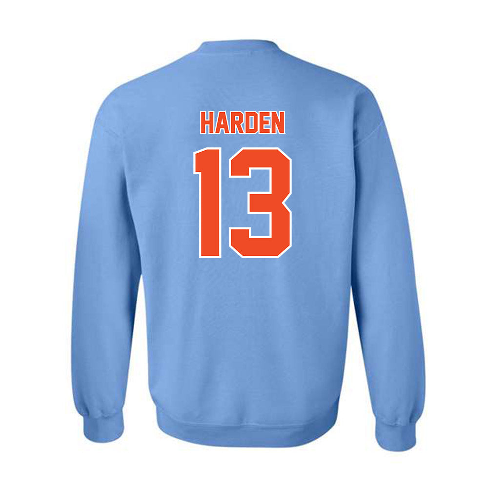 Auburn - NCAA Baseball : Ethan Harden - Sky Blue Crewneck Sweatshirt-1