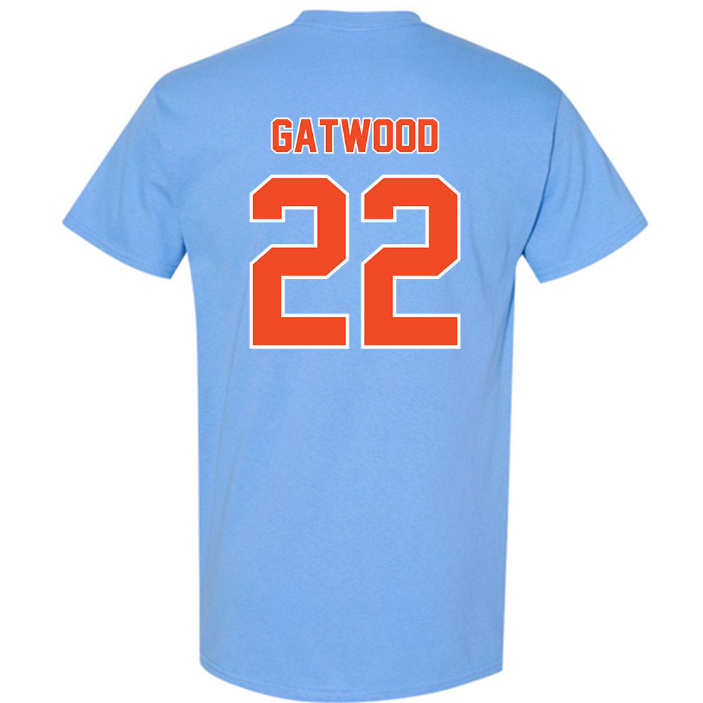 Auburn - NCAA Baseball : Connor Gatwood - Sky Blue T-Shirt-1