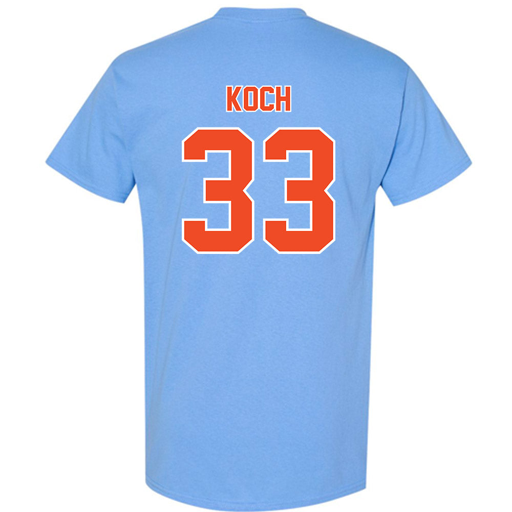 Auburn - NCAA Baseball : Mason Koch - Sky Blue T-Shirt-1