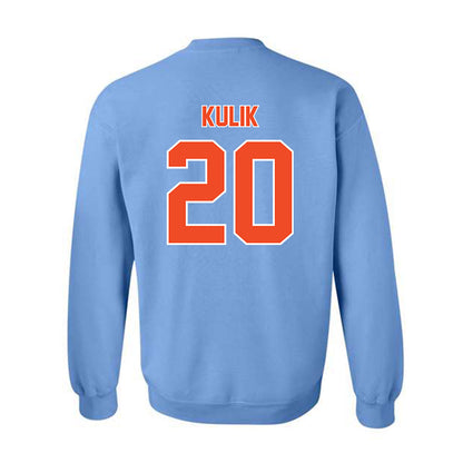 Auburn - NCAA Baseball : Marcel Kulik - Sky Blue Crewneck Sweatshirt-1