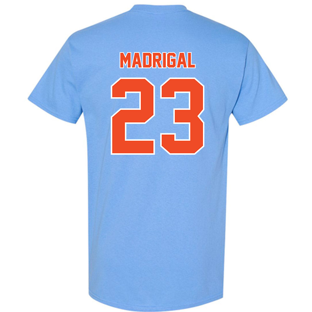 Auburn - NCAA Baseball : Eddie Madrigal - Sky Blue T-Shirt-1