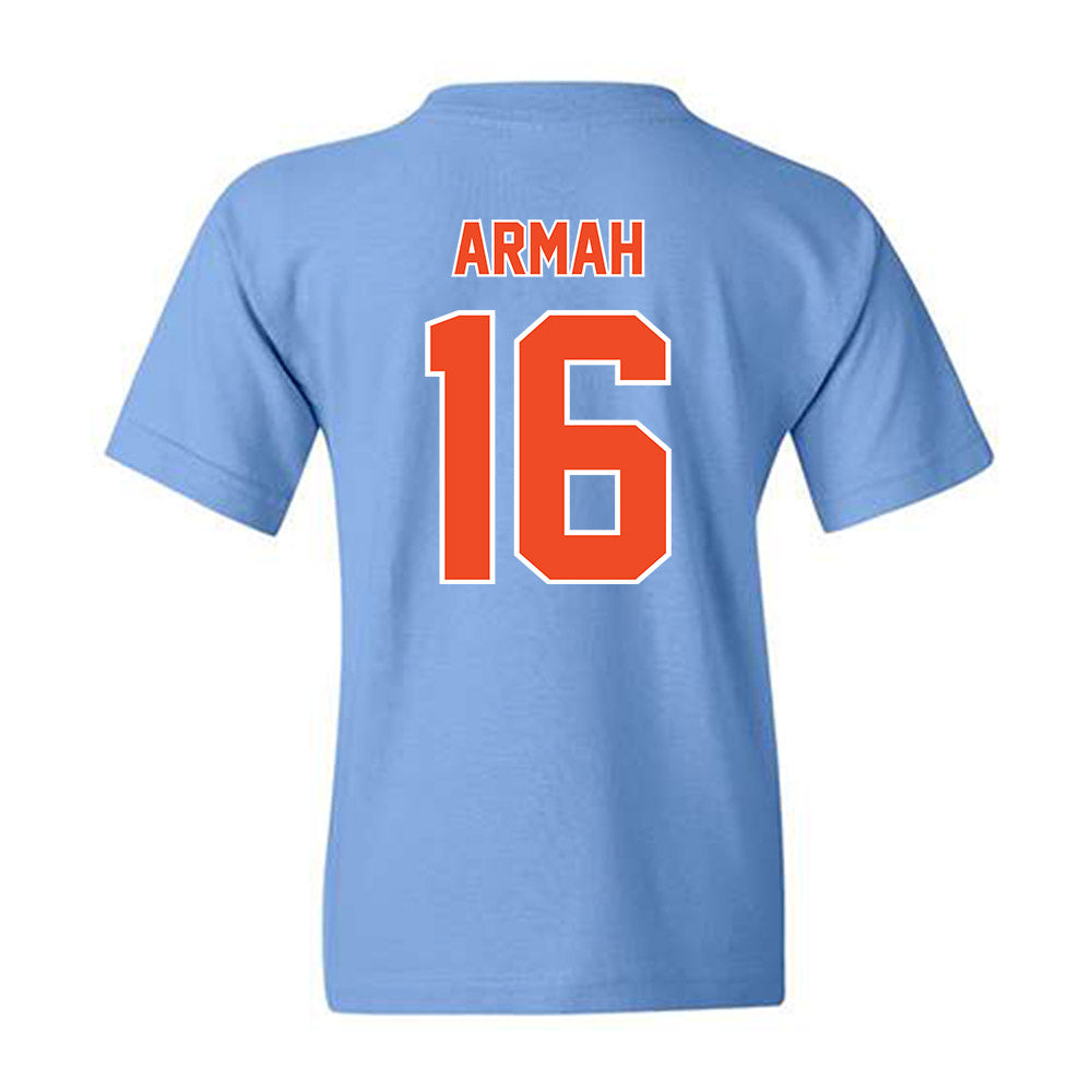 Auburn - NCAA Baseball : Clayton Armah - Sky Blue Youth T-Shirt-1