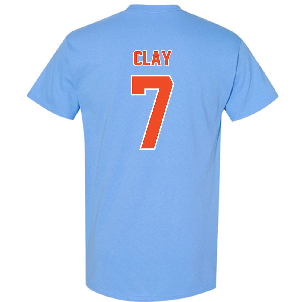 Auburn - NCAA Baseball : Todd Clay - Sky Blue T-Shirt-1