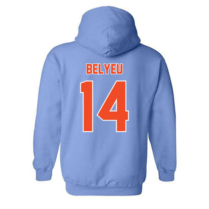 Auburn - NCAA Baseball : Cade Belyeu - Sky Blue Hooded Sweatshirt-1