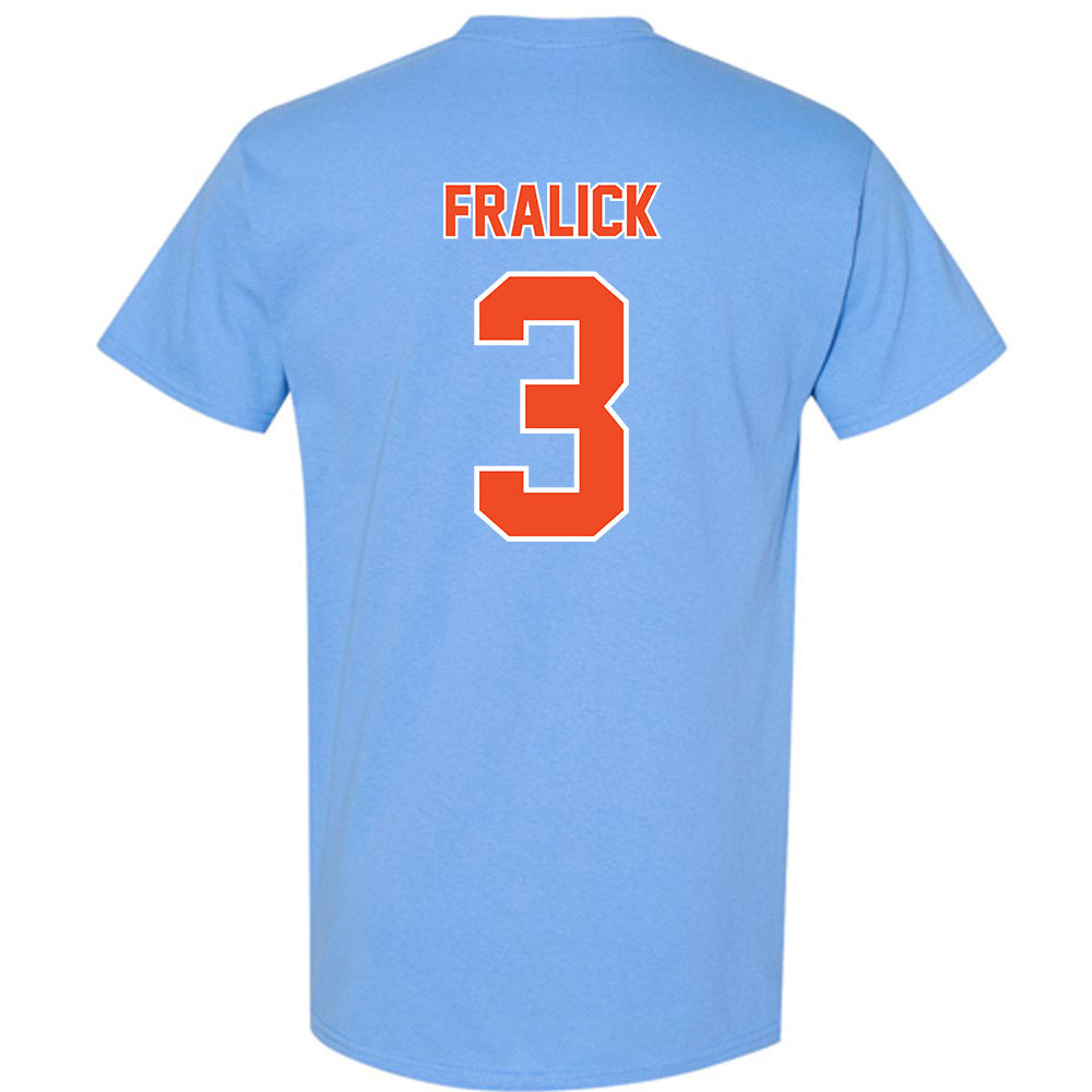 Auburn - NCAA Baseball : Chase Fralick - Sky Blue T-Shirt-1