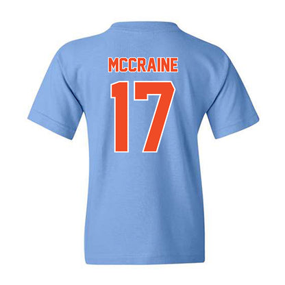 Auburn - NCAA Baseball : Mason McCraine - Sky Blue Youth T-Shirt-1