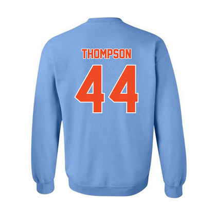Auburn - NCAA Baseball : Ty Thompson - Sky Blue Crewneck Sweatshirt-1