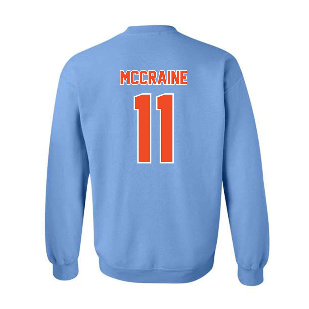 Auburn - NCAA Baseball : Brandon McCraine - Sky Blue Crewneck Sweatshirt-1