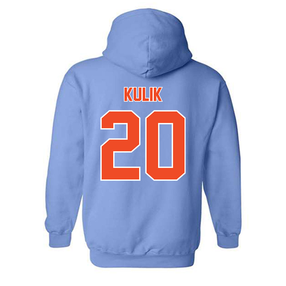 Auburn - NCAA Baseball : Marcel Kulik - Sky Blue Hooded Sweatshirt-1