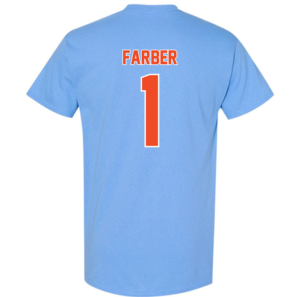 Auburn - NCAA Baseball : Ryne Farber - Sky Blue T-Shirt-1