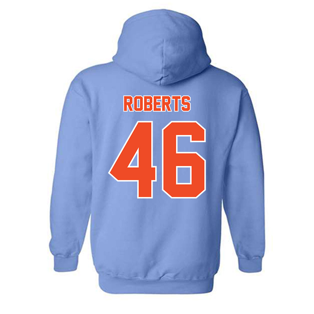 Auburn - NCAA Baseball : Saxon Roberts - Sky Blue Hooded Sweatshirt-1