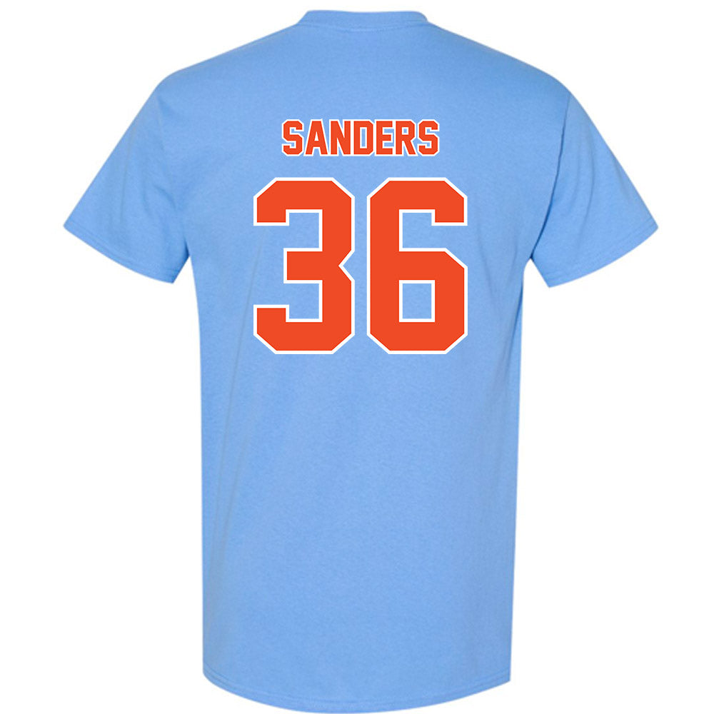 Auburn - NCAA Baseball : Jackson Sanders - Sky Blue T-Shirt-1