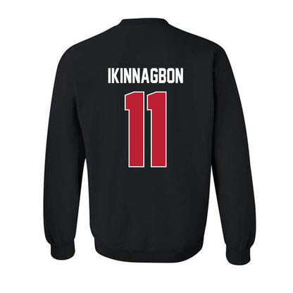 Georgia - NCAA Football : Darren Ikinnagbon - Helmet Shersey Crewneck Sweatshirt-1