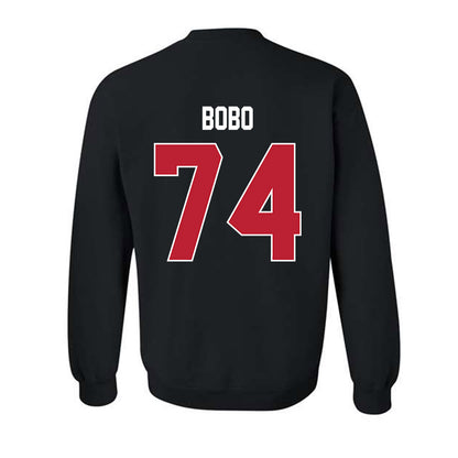Georgia - NCAA Football : Drew Bobo - Helmet Shersey Crewneck Sweatshirt-1