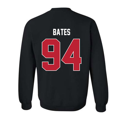 Georgia - NCAA Football : Henry Bates - Helmet Shersey Crewneck Sweatshirt-1