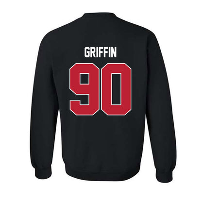 Georgia - NCAA Football : Elijah Griffin - Helmet Shersey Crewneck Sweatshirt-1