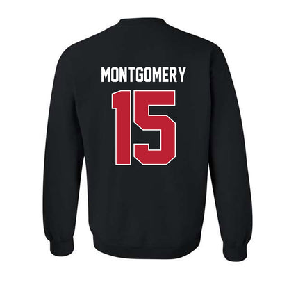 Georgia - NCAA Football : Ryan Montgomery - Helmet Shersey Crewneck Sweatshirt-1