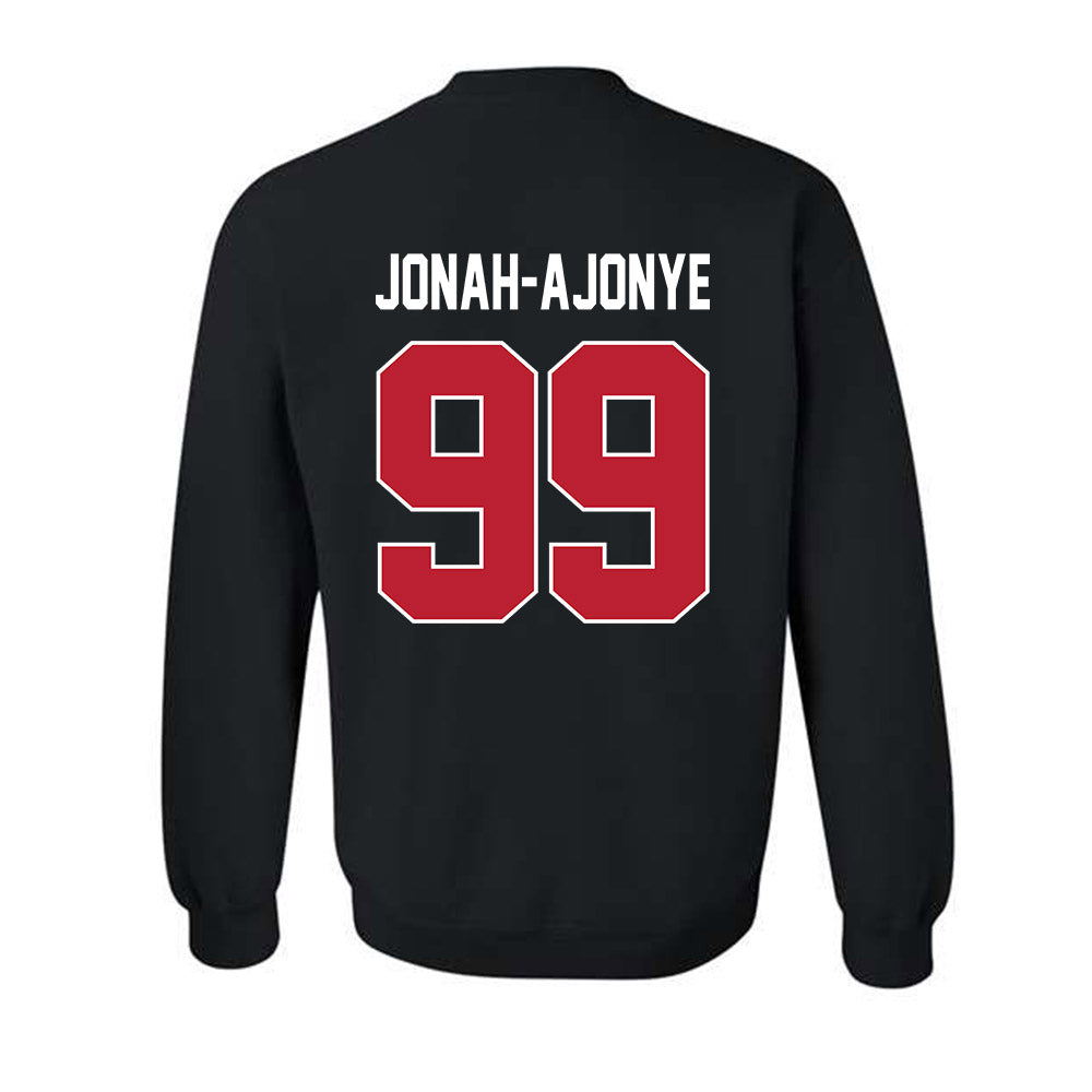 Georgia - NCAA Football : Joseph Jonah-Ajonye - Helmet Shersey Crewneck Sweatshirt-1
