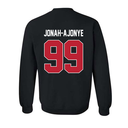 Georgia - NCAA Football : Joseph Jonah-Ajonye - Helmet Shersey Crewneck Sweatshirt-1