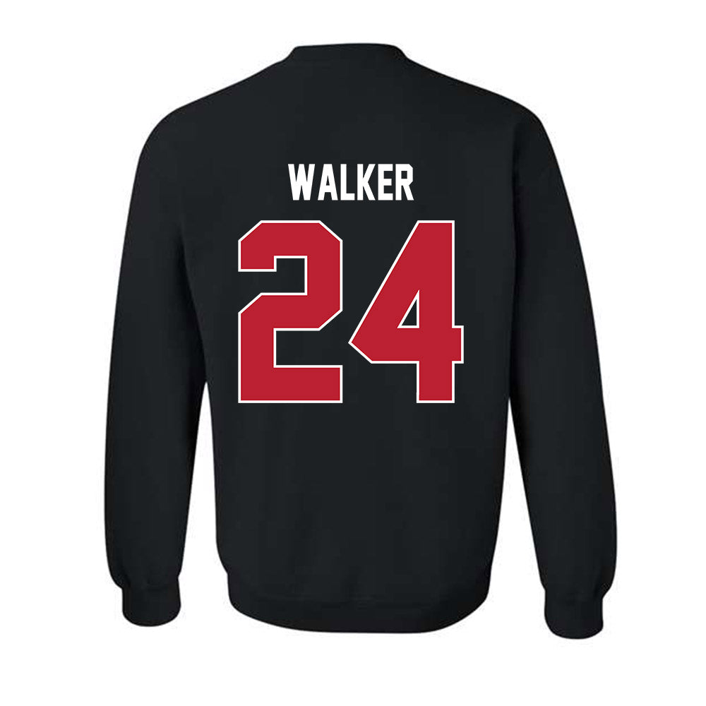 Georgia - NCAA Football : Bo Walker - Helmet Shersey Crewneck Sweatshirt-1