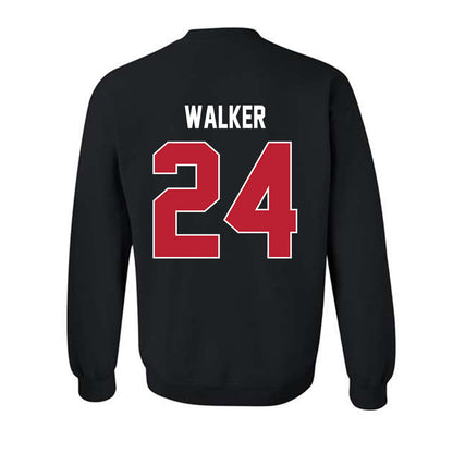 Georgia - NCAA Football : Bo Walker - Helmet Shersey Crewneck Sweatshirt-1