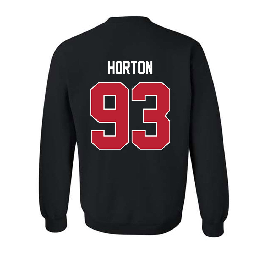 Georgia - NCAA Football : Carter Horton - Helmet Shersey Crewneck Sweatshirt-1