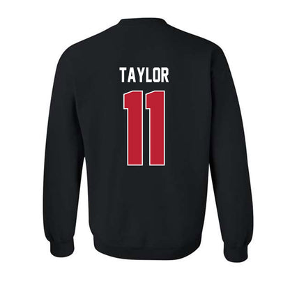 Georgia - NCAA Football : Talyn Taylor - Helmet Shersey Crewneck Sweatshirt-1
