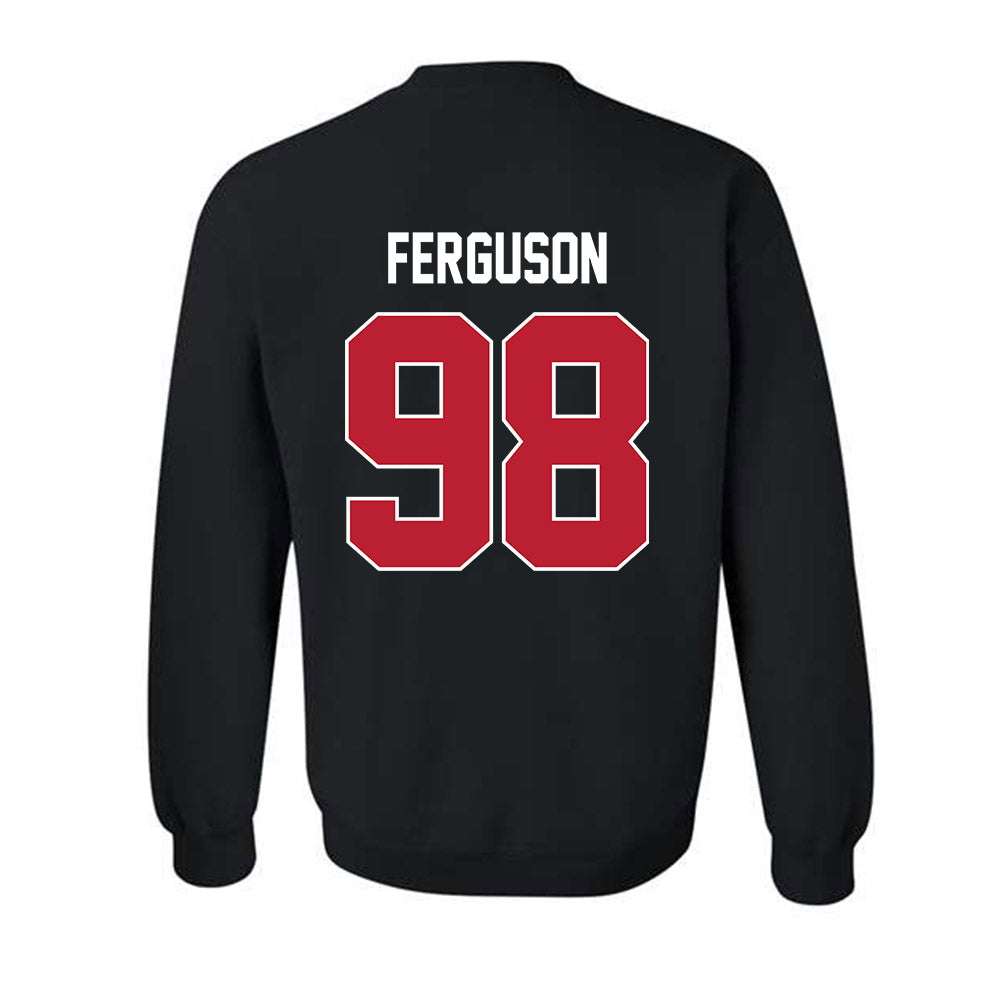 Georgia - NCAA Football : Connor Ferguson - Helmet Shersey Crewneck Sweatshirt-1