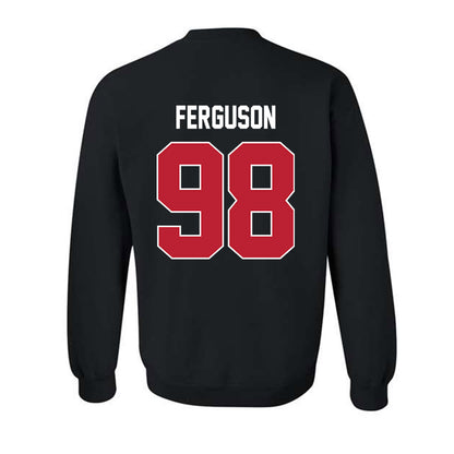 Georgia - NCAA Football : Connor Ferguson - Helmet Shersey Crewneck Sweatshirt-1