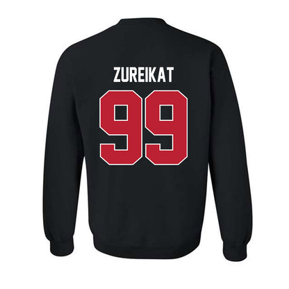 Georgia - NCAA Football : Harran Zureikat - Helmet Shersey Crewneck Sweatshirt-1