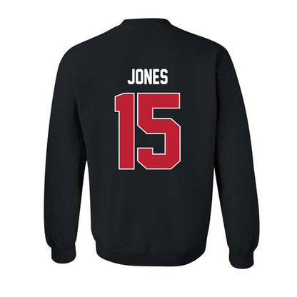 Georgia - NCAA Football : Demello Jones - Helmet Shersey Crewneck Sweatshirt-1