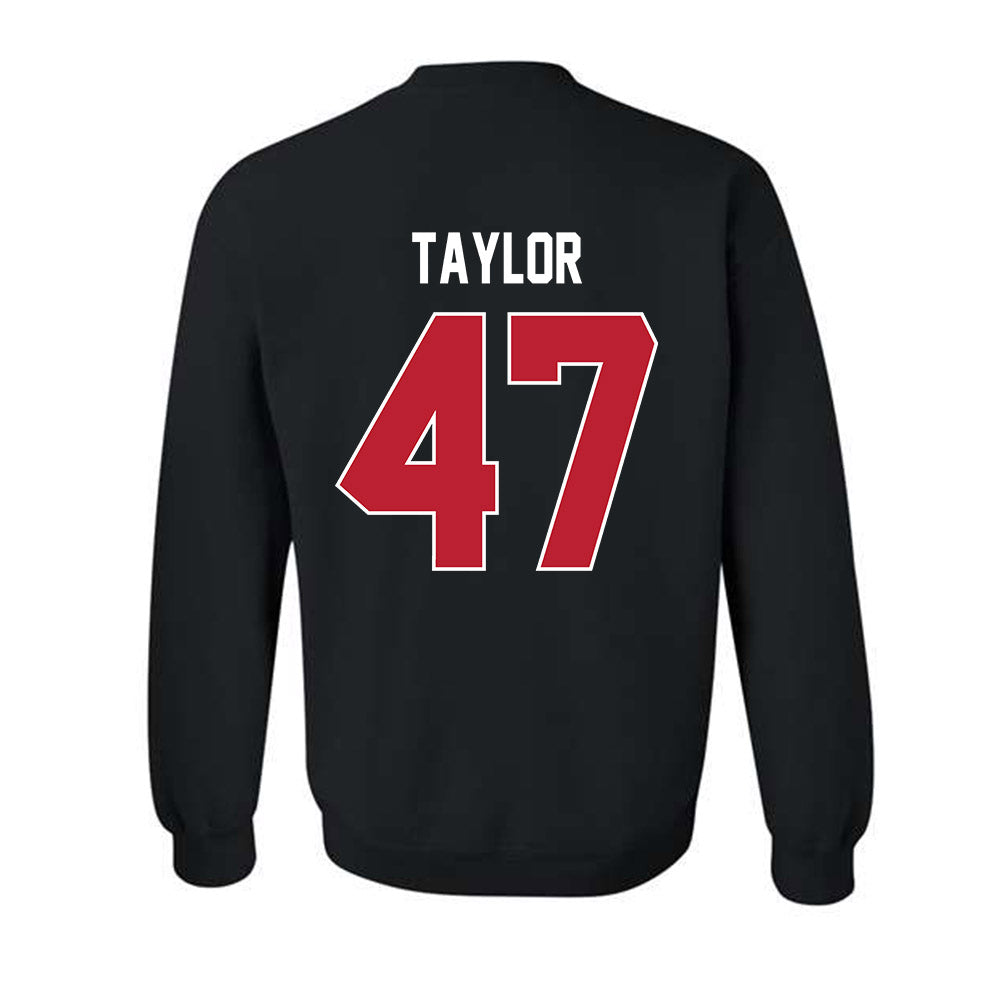 Georgia - NCAA Football : Will Taylor - Helmet Shersey Crewneck Sweatshirt-1