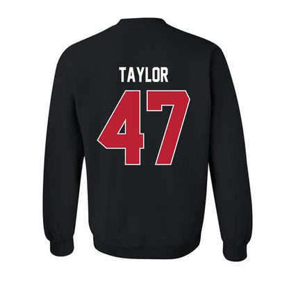 Georgia - NCAA Football : Will Taylor - Helmet Shersey Crewneck Sweatshirt-1