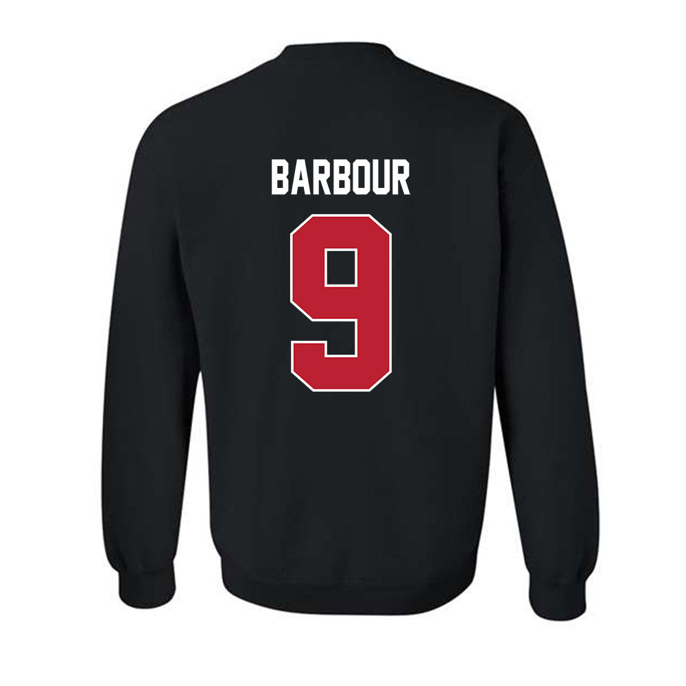Georgia - NCAA Football : Ethan Barbour - Helmet Shersey Crewneck Sweatshirt-1