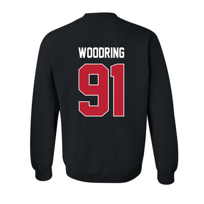 Georgia - NCAA Football : Peyton Woodring - Helmet Shersey Crewneck Sweatshirt-1