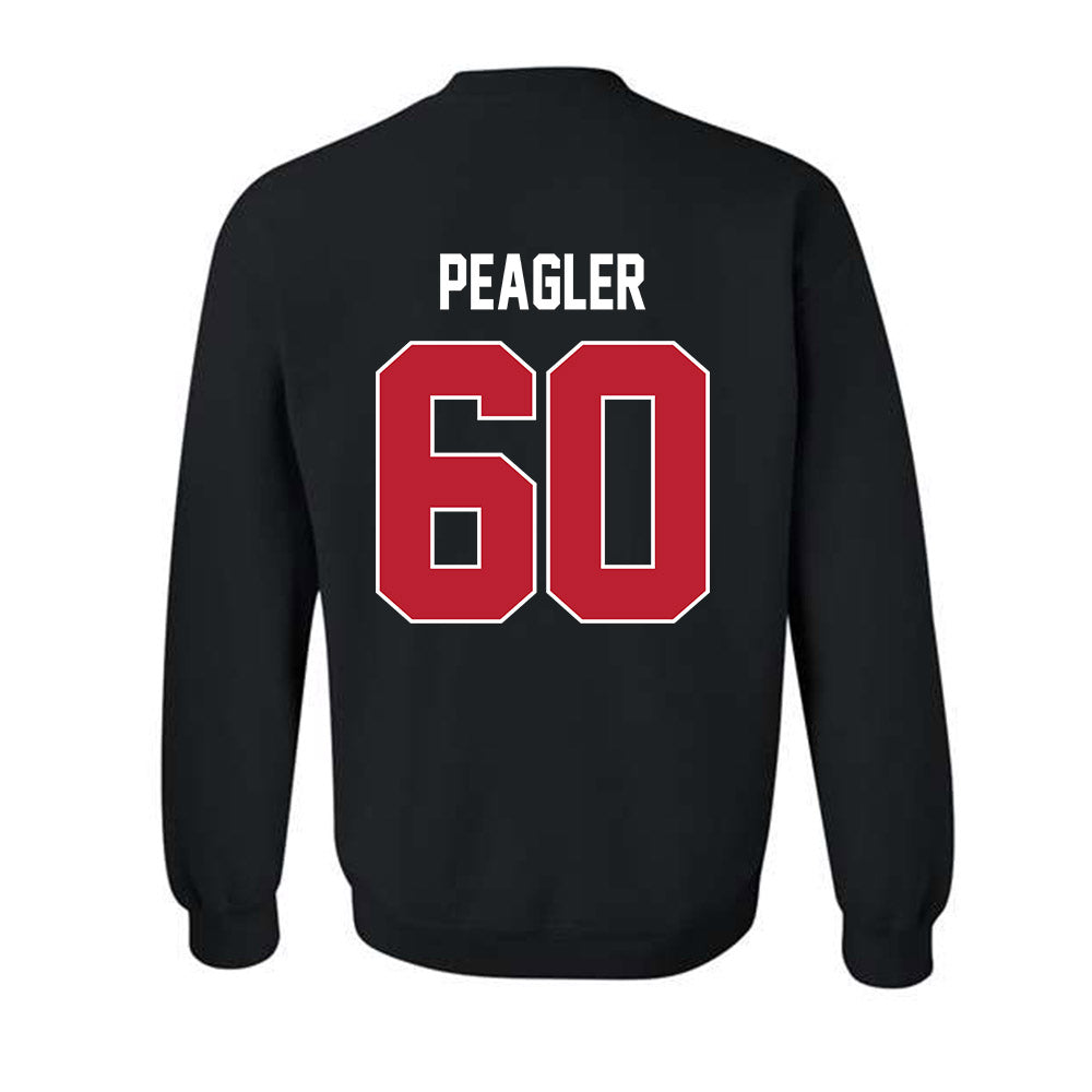 Georgia - NCAA Football : Henry Peagler - Helmet Shersey Crewneck Sweatshirt-1