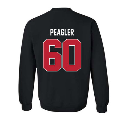 Georgia - NCAA Football : Henry Peagler - Helmet Shersey Crewneck Sweatshirt-1