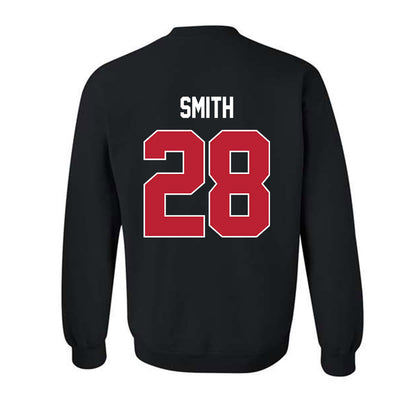 Georgia - NCAA Football : Jordan Smith - Helmet Shersey Crewneck Sweatshirt-1